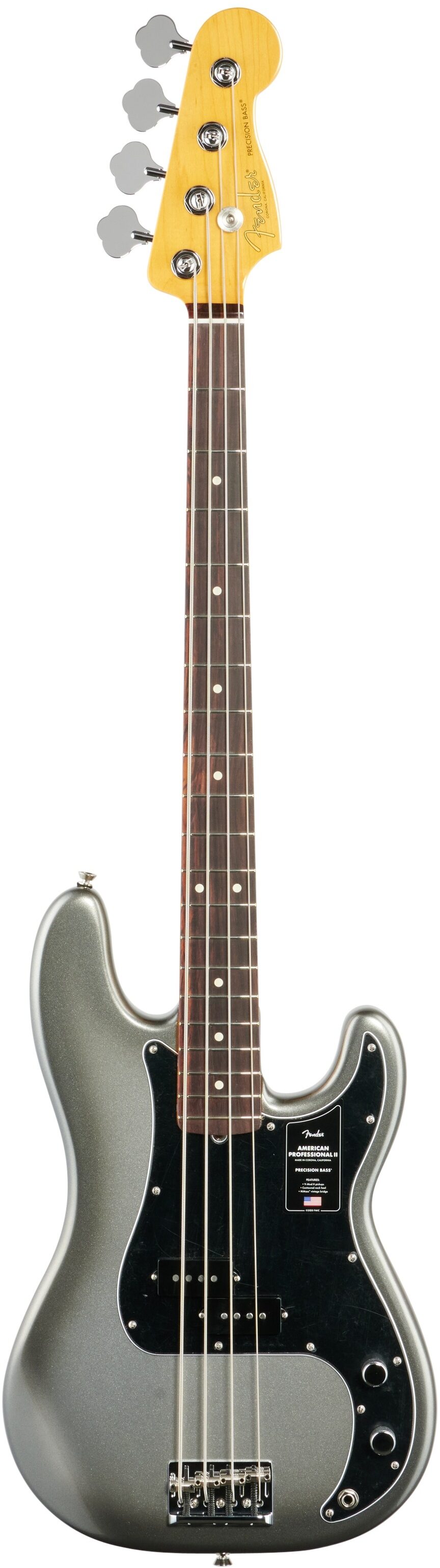 Fender American Pro II Precision Electric Bass, Rosewood