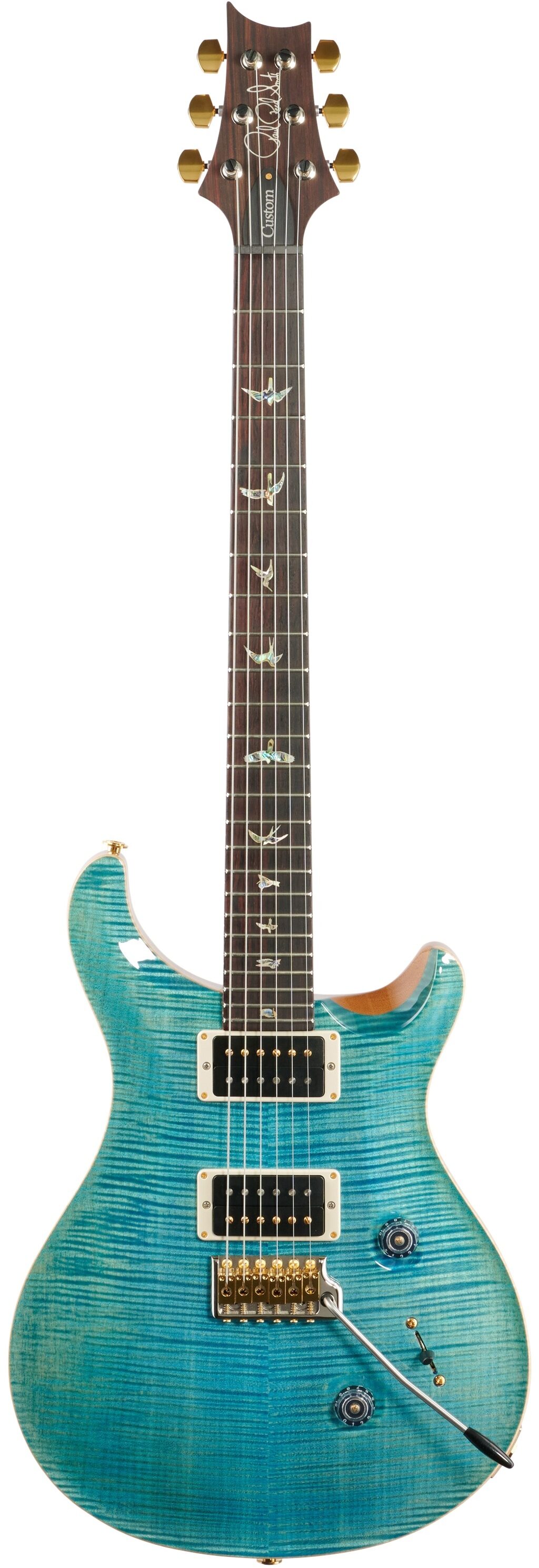 PRS Paul Reed Smith Wood Library CU24 10-Top Electric Guitar, with Cocobolo Fingerboard (with Case), Full Straight Front