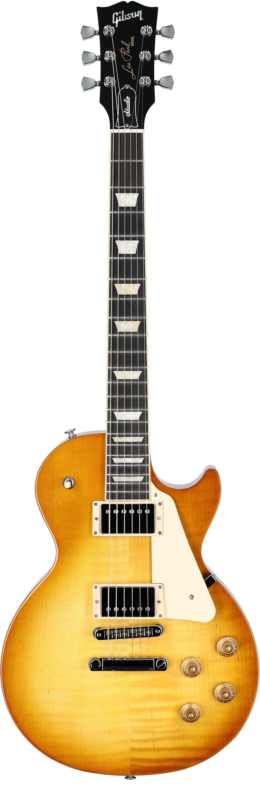 Gibson Les Paul Studio Session Electric Guitar (with Soft Case), Honey Burst, Full Straight Front
