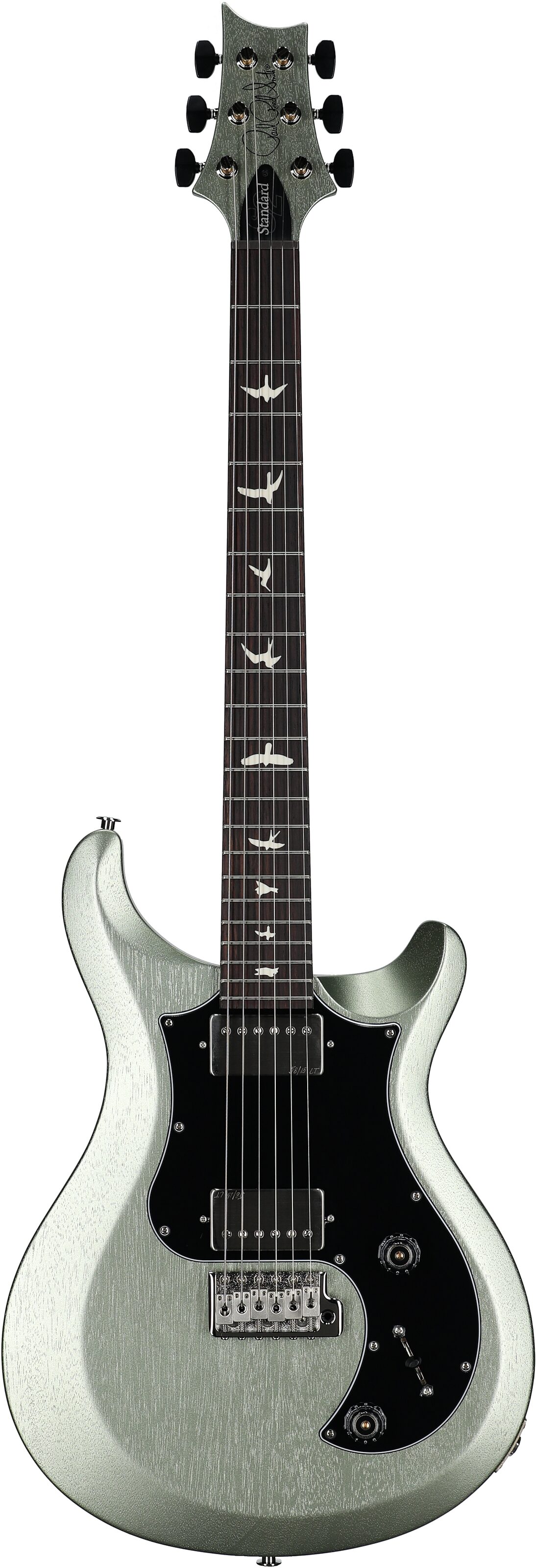 PRS Paul Reed Smith S2 Standard 22 Satin Electric Guitar, Mavis Mint Metallic, Full Straight Front