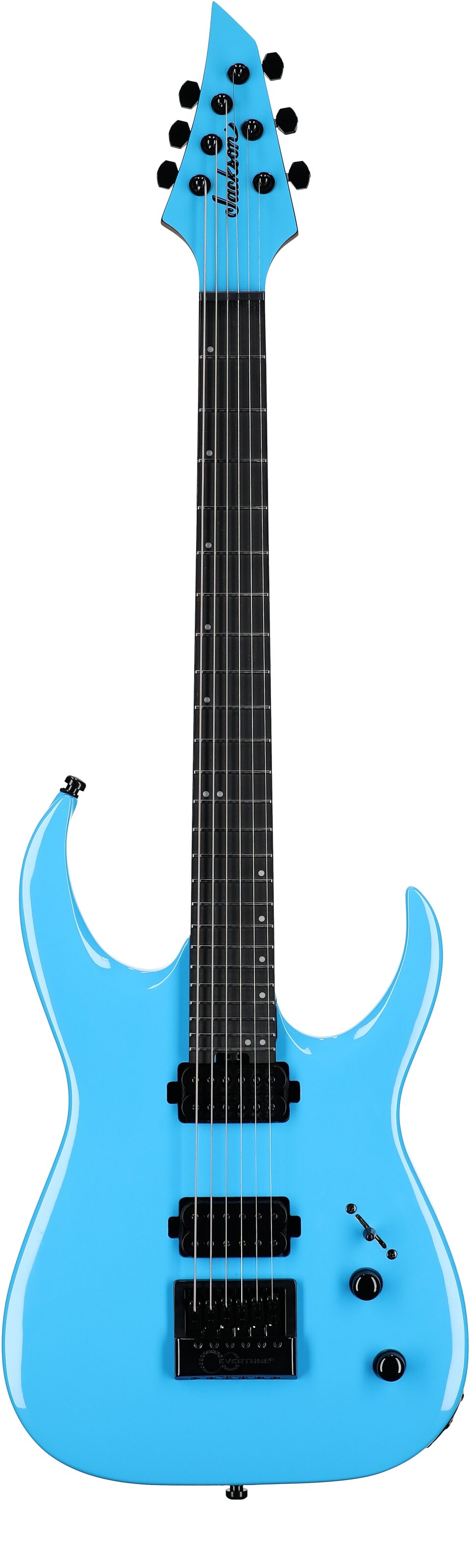 Jackson Pro Sig Misha Mansoor ET6 Electric Guitar, Riviera Blue, Full Straight Front