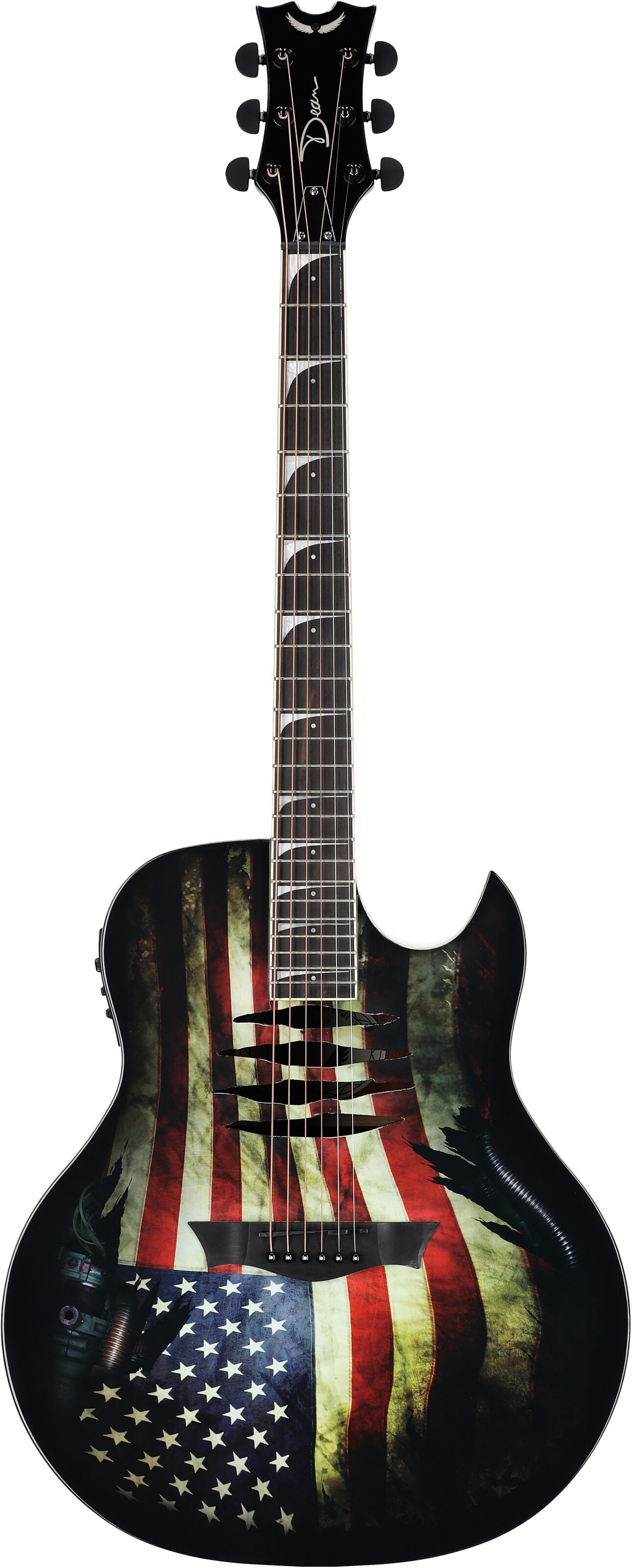 Dean Mako Valor Acoustic-Electric Guitar, New, Full Straight Front