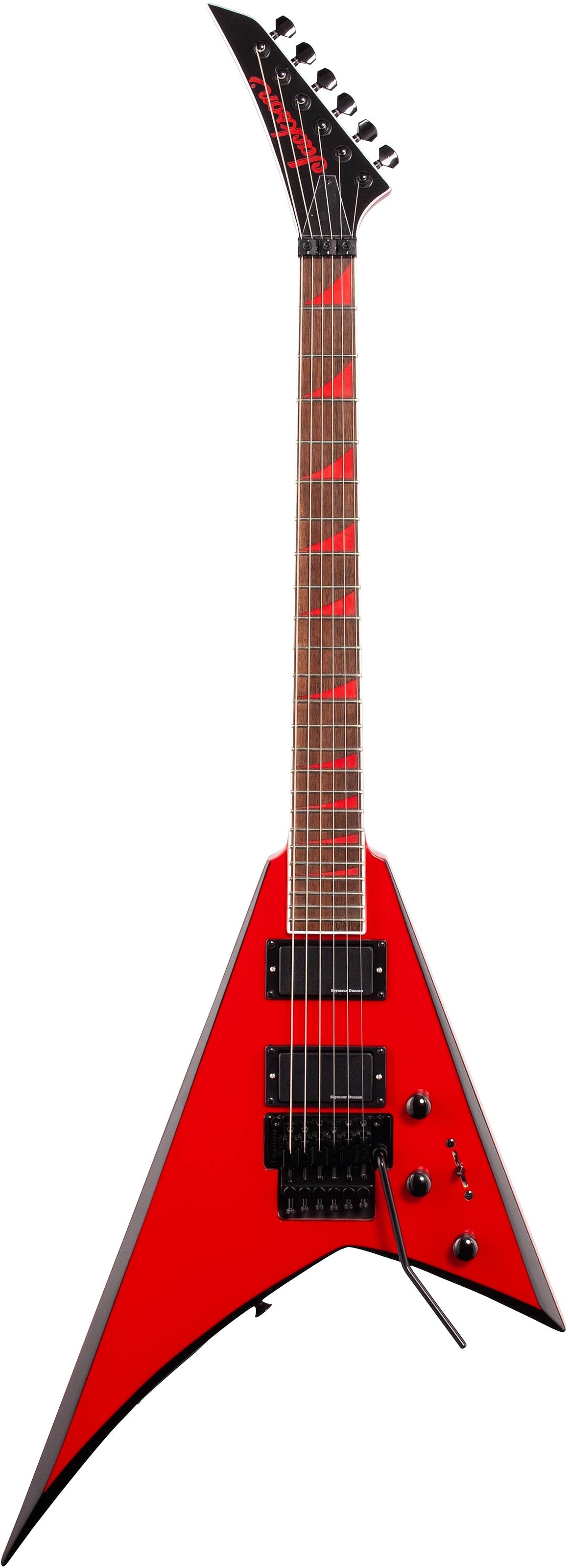 Jackson X Series Rhoads RRX24 Electric Guitar, with Laurel Fingerboard, Red with Black Bevel, Full Straight Front