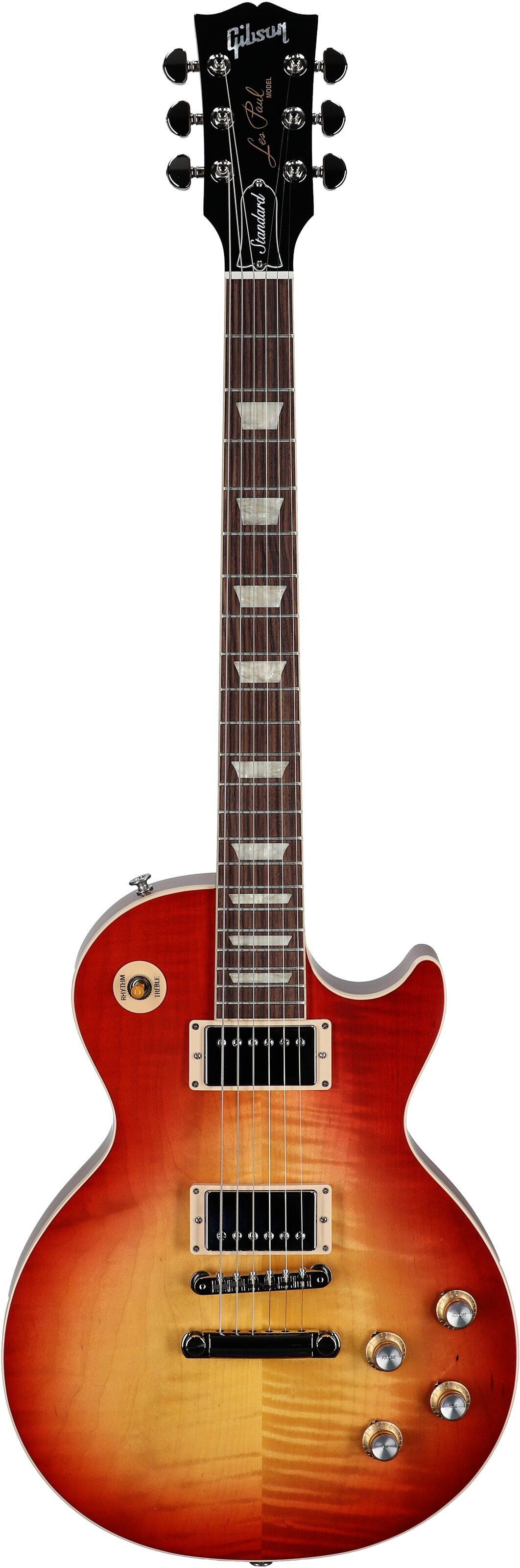 Gibson Les Paul Standard '60s Faded Electric Guitar (with Case), Vintage Cherry, Full Straight Front