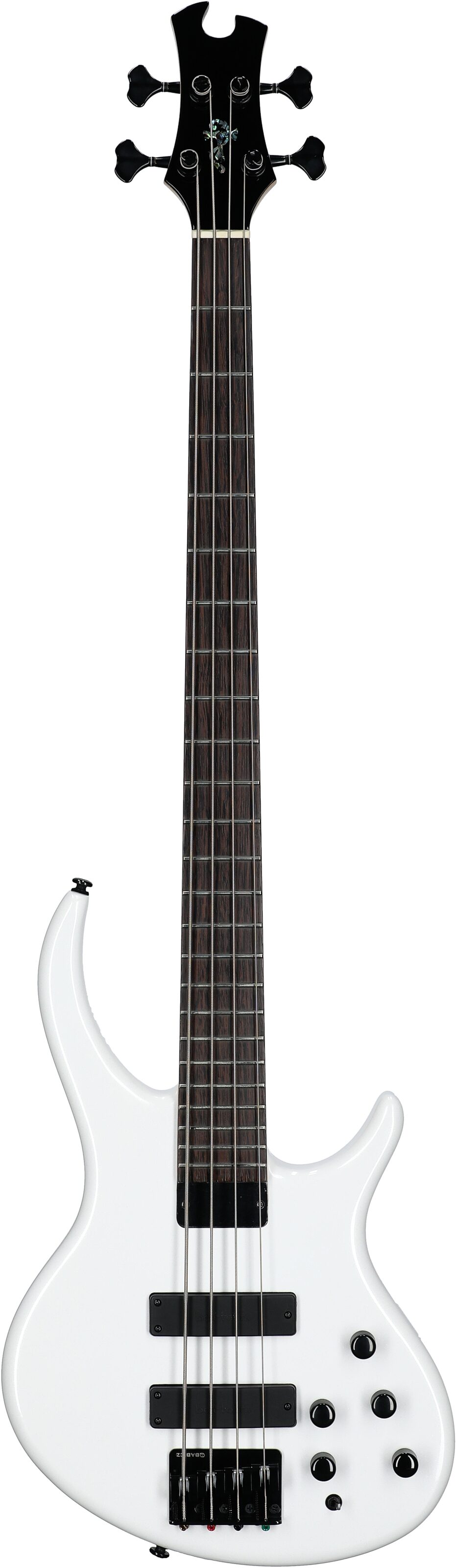 Tobias Killer B IV Bass Guitar (with Gig Bag), White Pearl, Full Straight Front