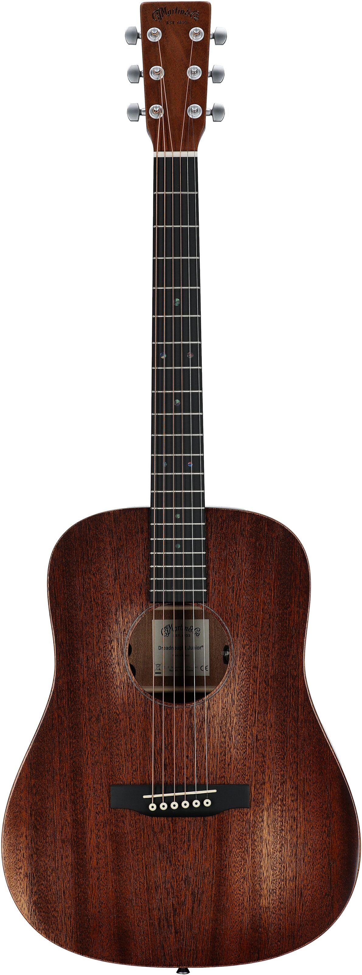 Martin D Junior E StreetMaster Acoustic-Electric Guitar, New, Full Straight Front