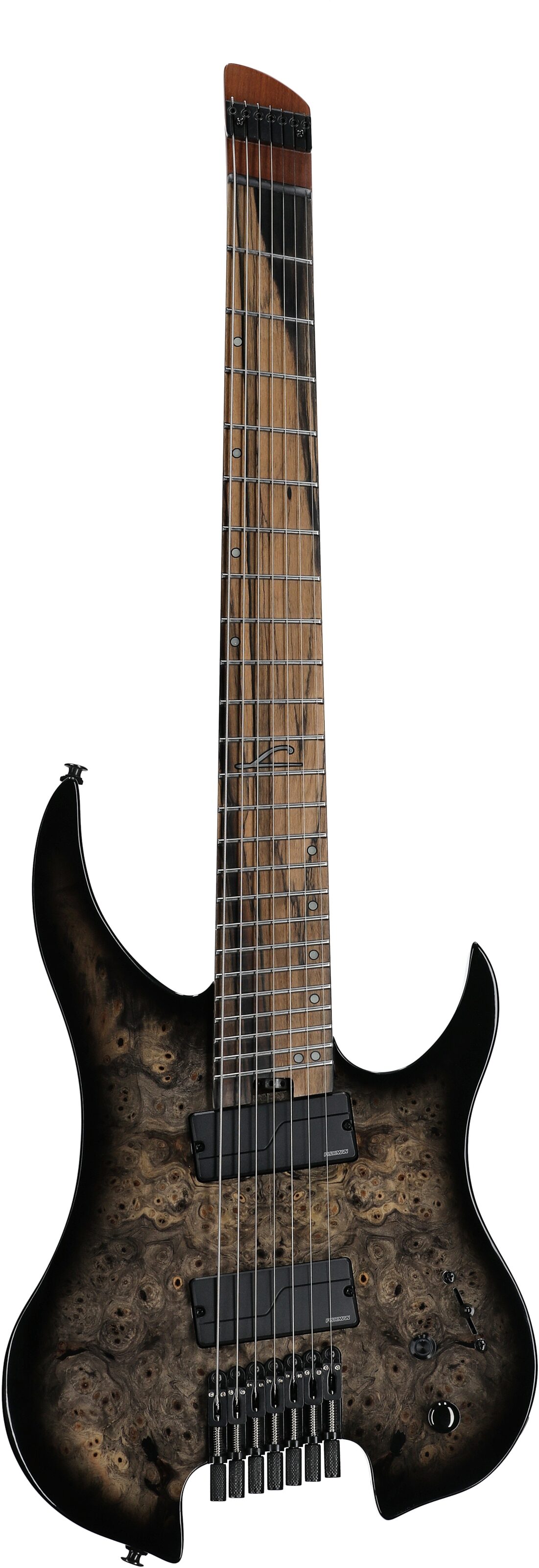 Legator Ghost 7 OD Multi-Scale Guitar, Jupiter Burst, Full Straight Front