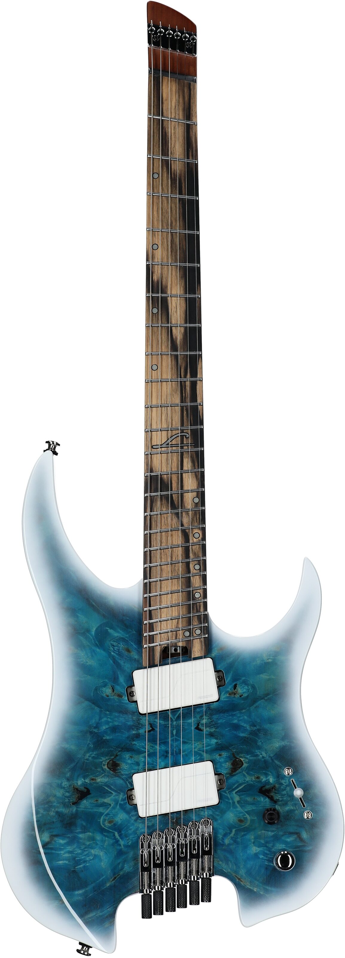Legator Ghost 6 OD Multi-Scale Guitar, Arctic Burst, Full Straight Front