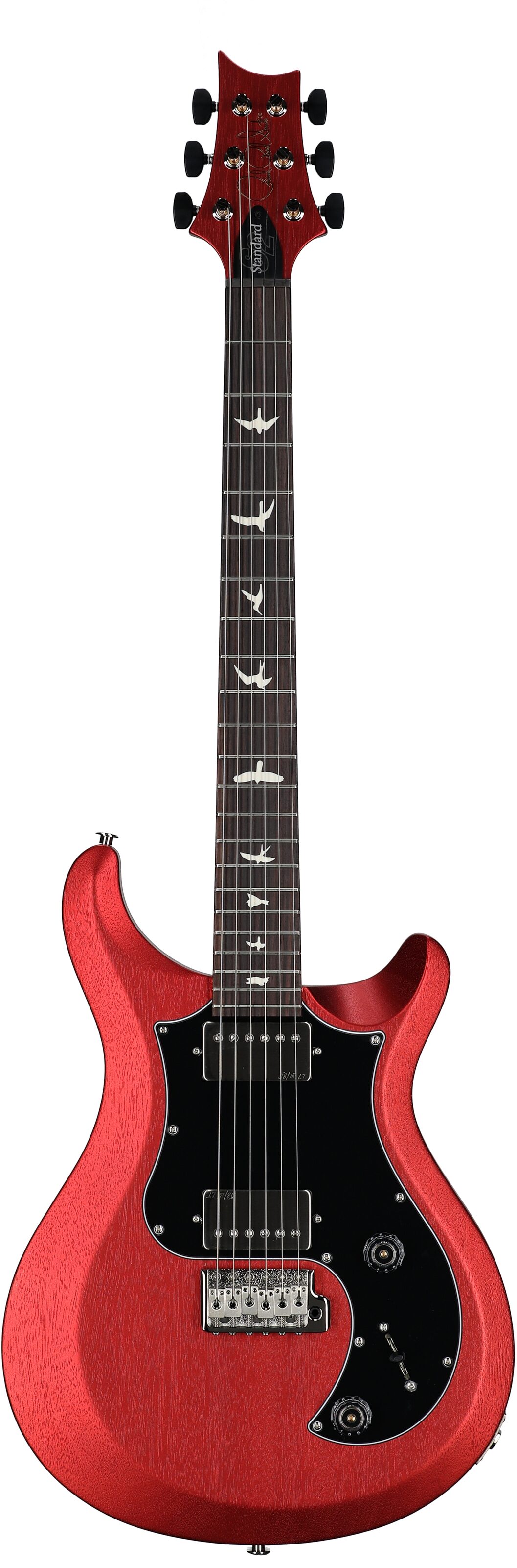 PRS Paul Reed Smith S2 Standard 22 Satin Electric Guitar, Red Apple Metallic, Full Straight Front