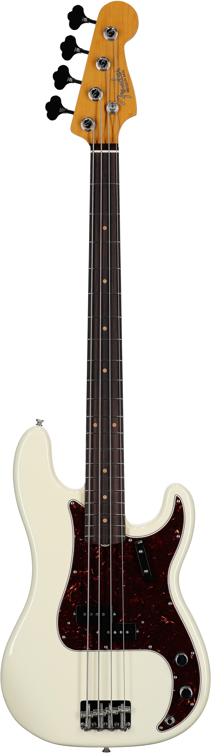 Fender American Vintage II 1960 Precision Electric Bass, Rosewood Fingerboard, Olympic White, Full Straight Front