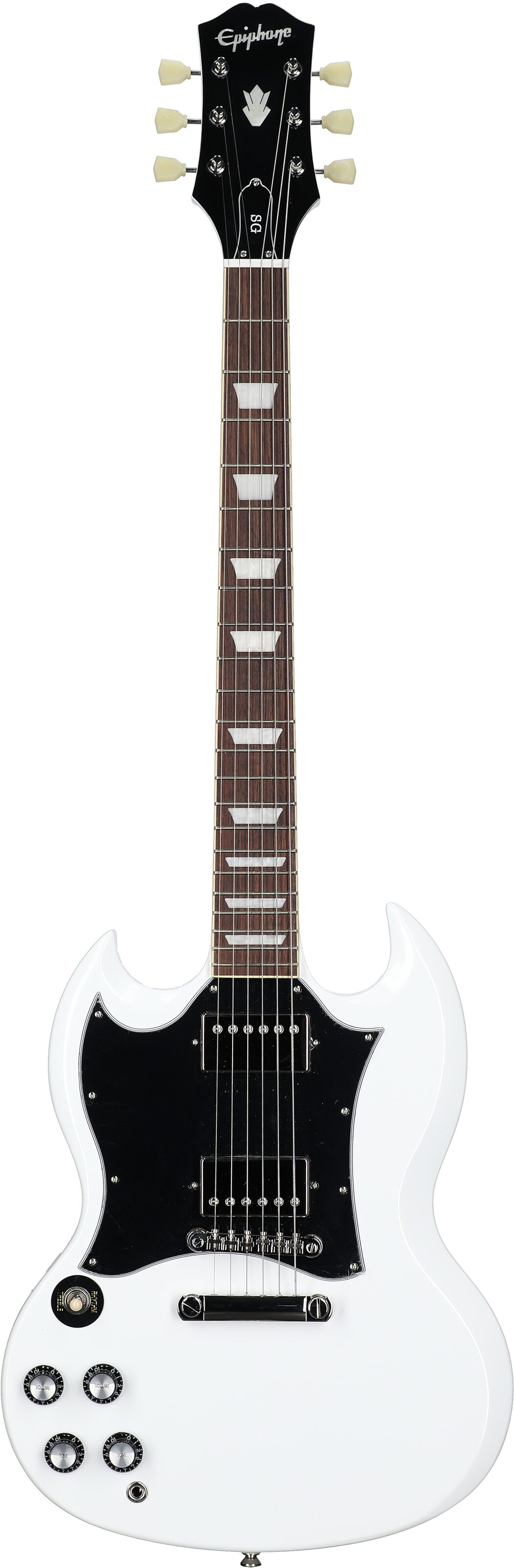  Epiphone SG Standard, Lefty Alpine White : Musical Instruments