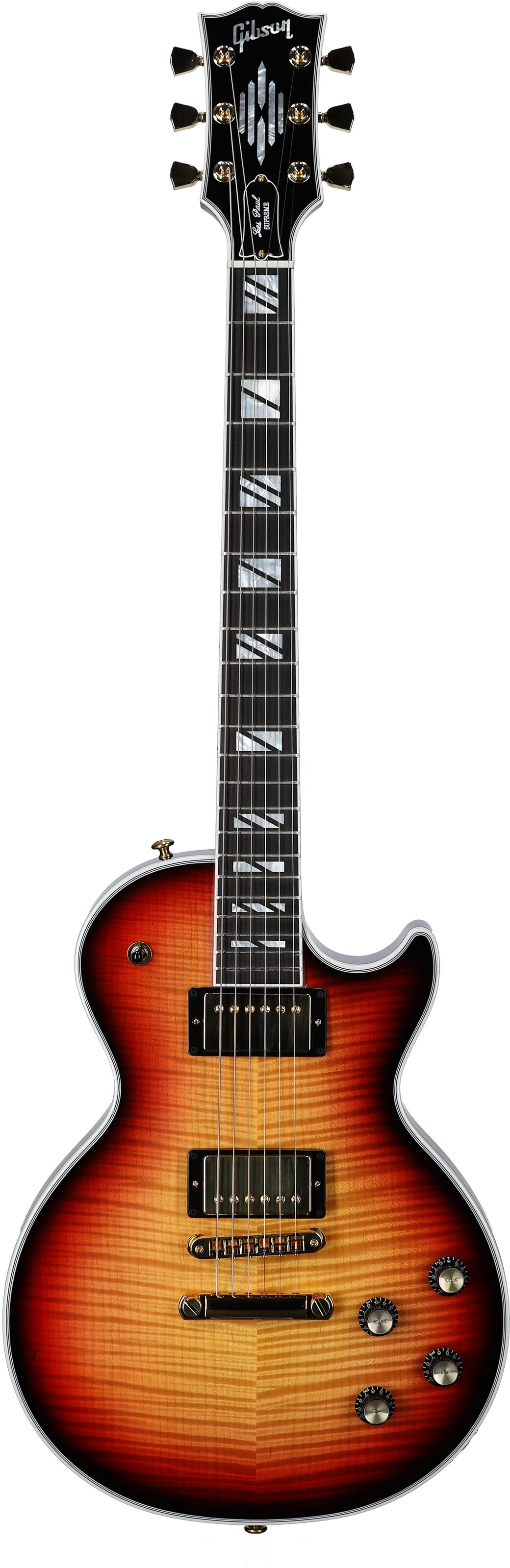Gibson Les Paul Supreme AAA Figured Electric Guitar (with Case), Fireburst, Open Box (Very Good), Full Straight Front