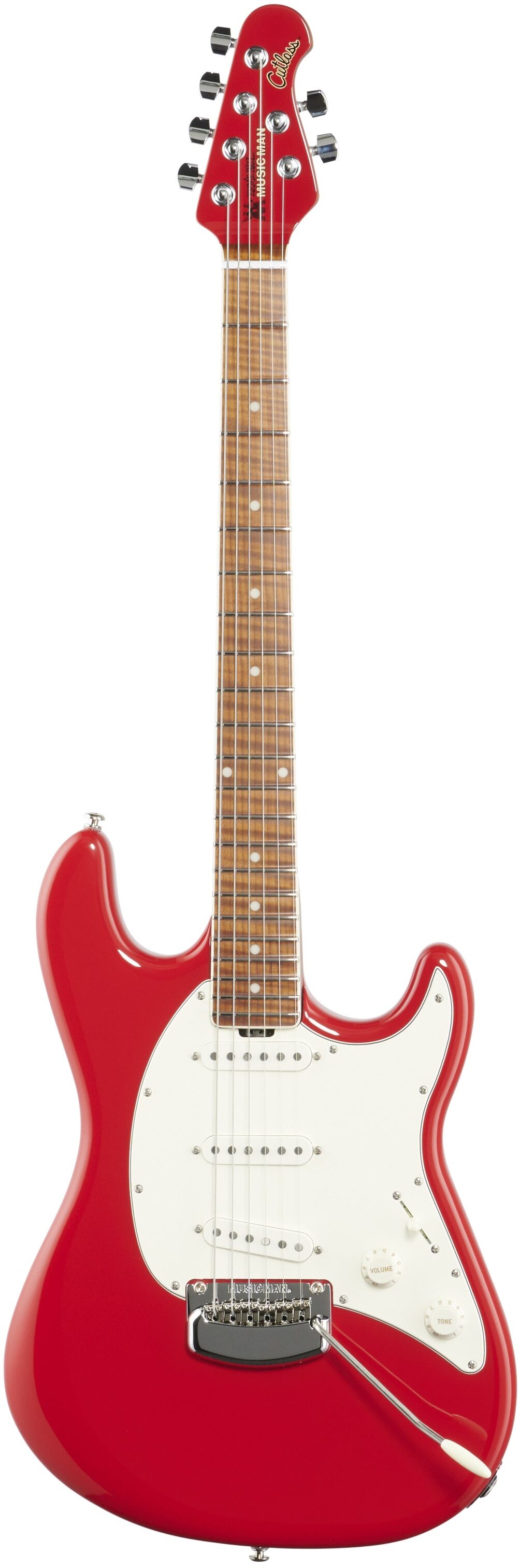 Ernie Ball Music Man Cutlass BFR Electric Guitar (with Case), Full Straight Front