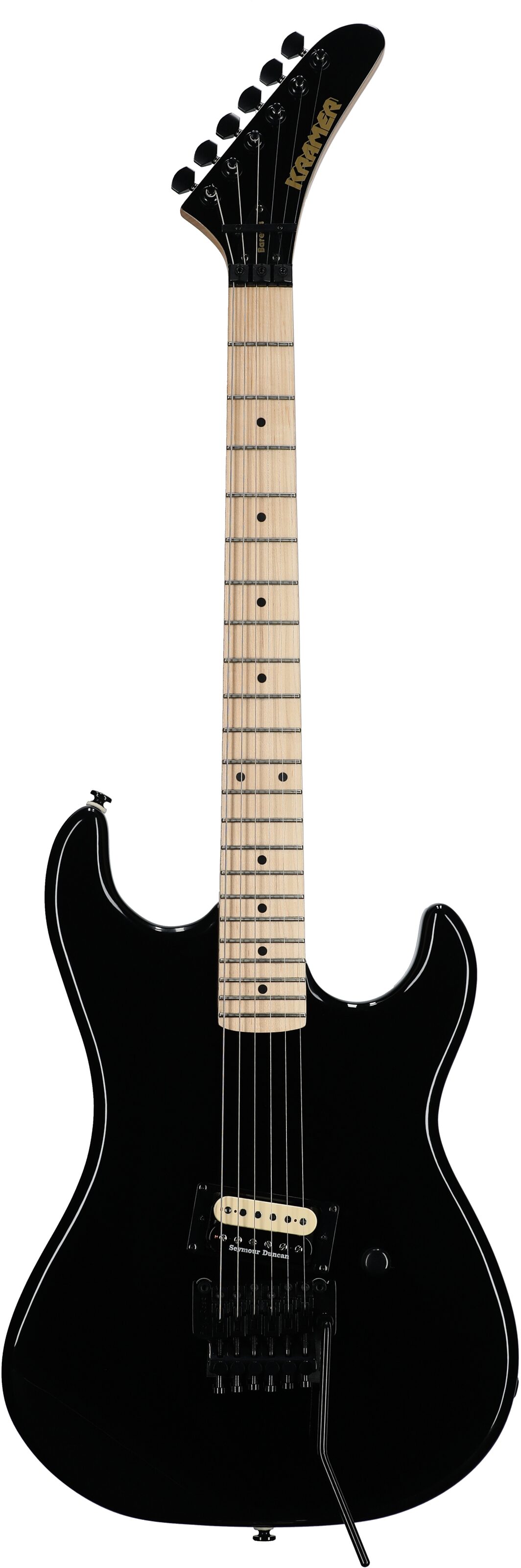 Kramer Baretta Original Series Electric Guitar, Ebony, Open Box (Very Good), Full Straight Front