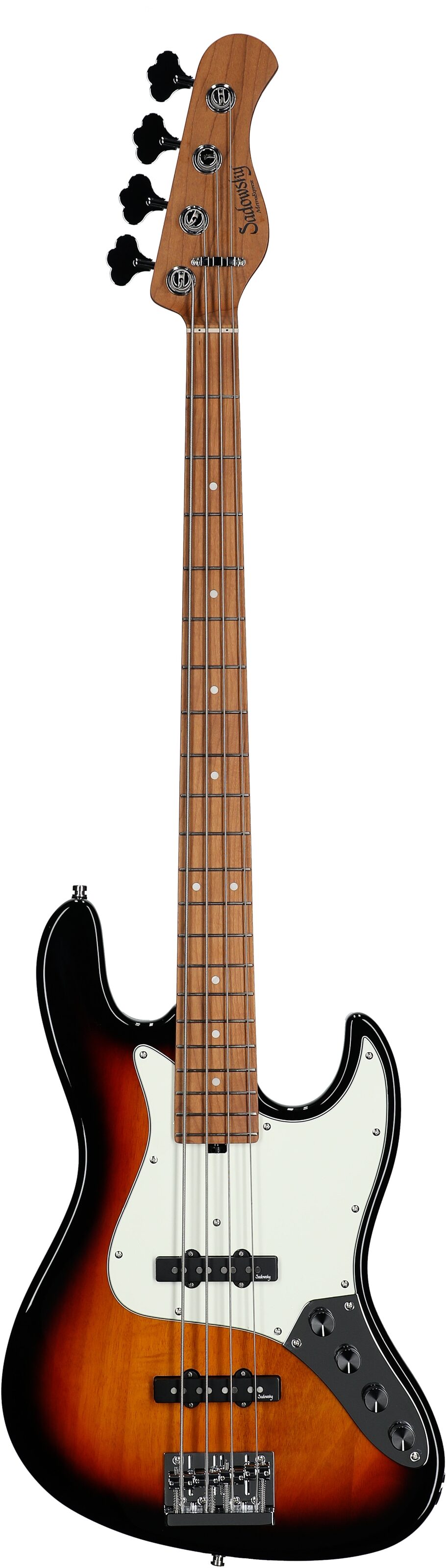 Sadowsky MetroExpress 21-Fret Vintage J/J Electric Bass, Maple Fingerboard, Sunburst, Full Straight Front
