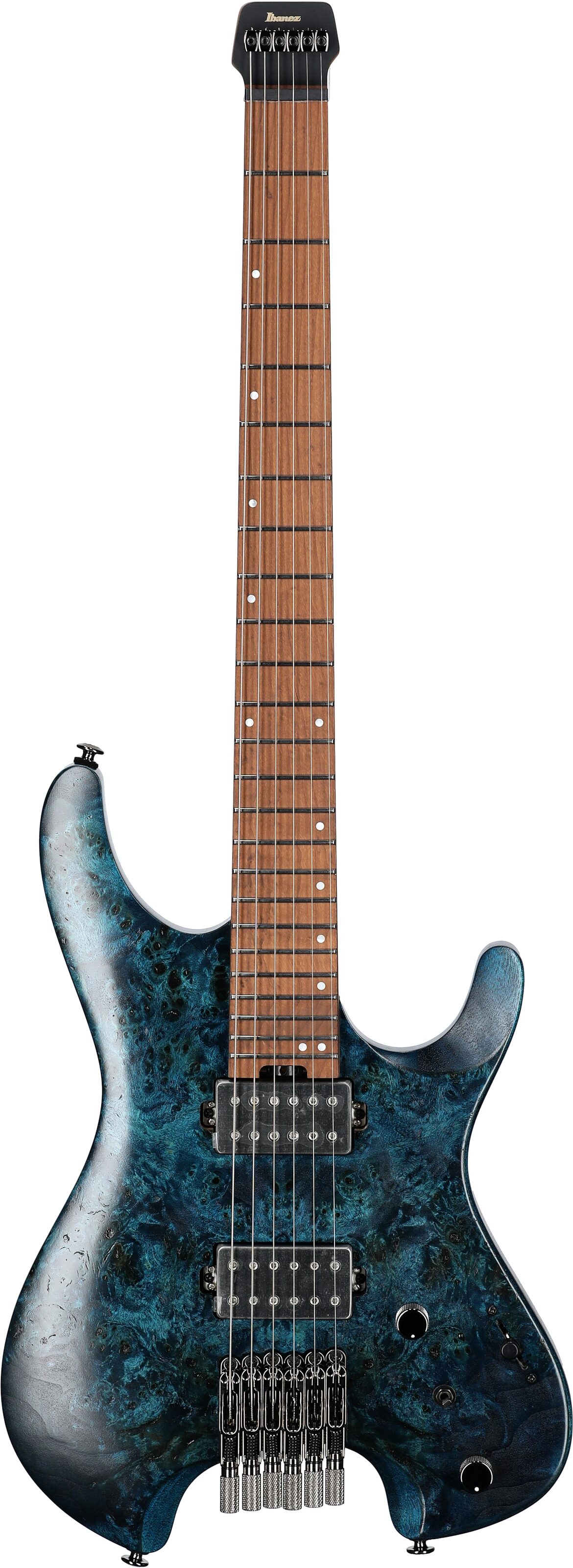 Ibanez Q52PB Electric Guitar (with Gig Bag), Cosmic Blue, Full Straight Front