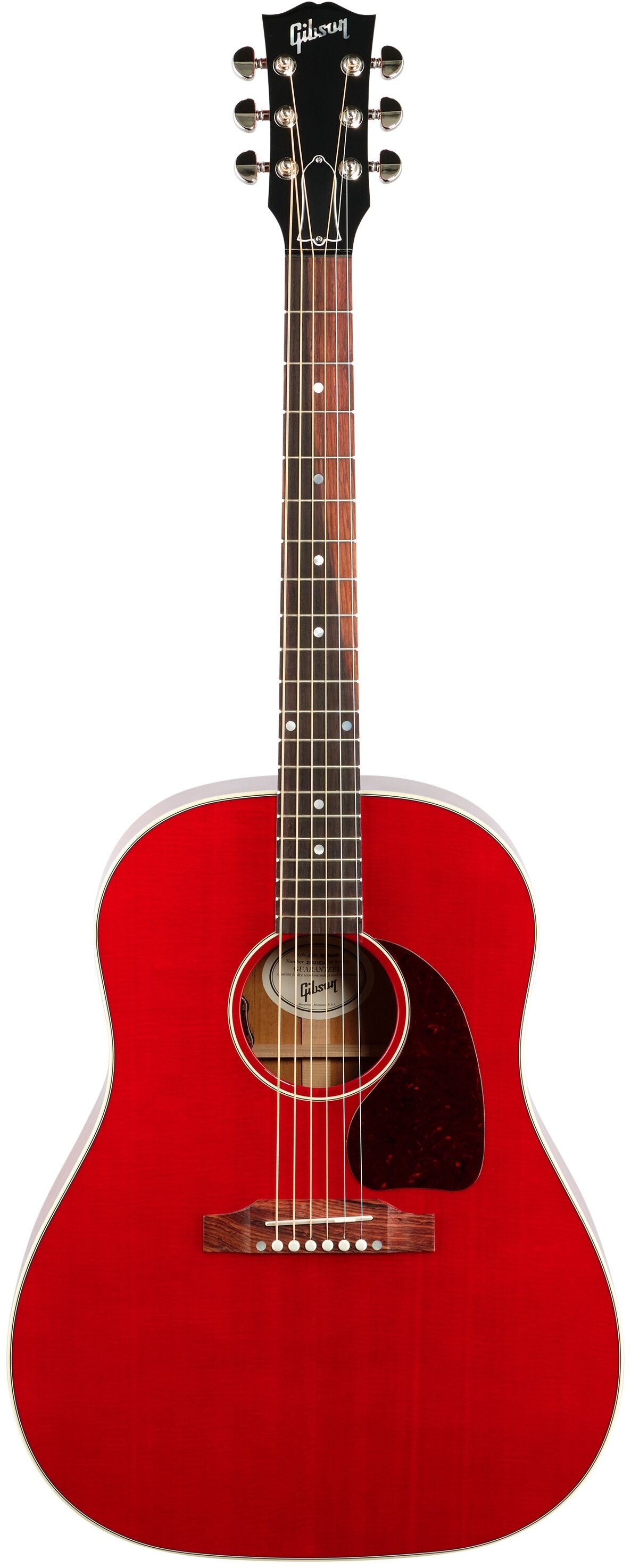 Gibson J-45 Standard Acoustic-Electric Guitar (with Case), Cherry, Full Straight Front