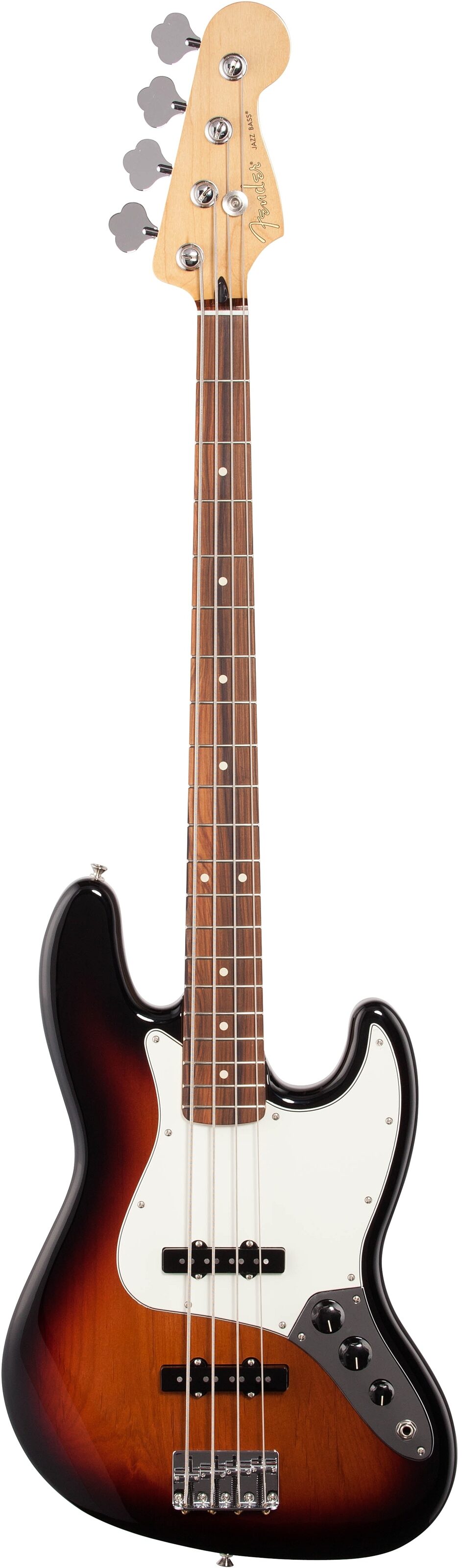 Fender Player Jazz Bass Pau Ferro, 3-Color Sunburst, Full Straight Front