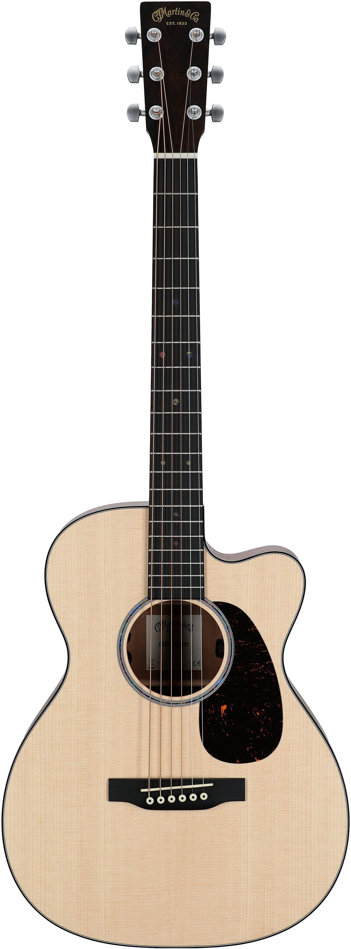 Martin 000C Jr E Acoustic-Electric Guitar (with Soft Shell Case), New, Full Straight Front
