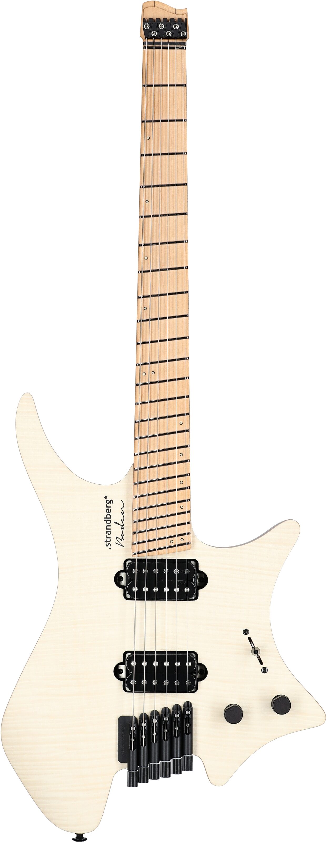 Strandberg Boden Standard NX 6 Electric Guitar (with Gig Bag), Natural, Full Straight Front