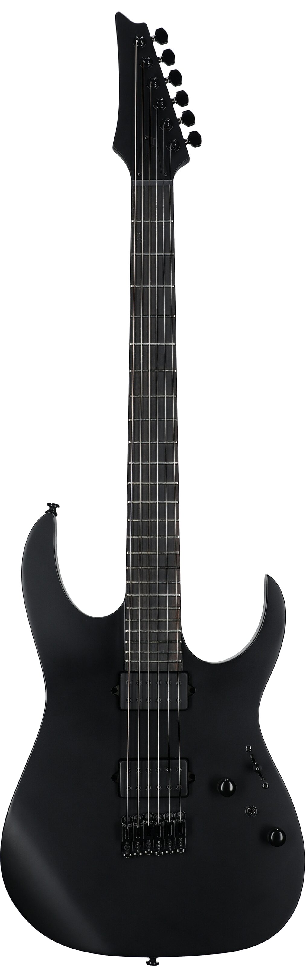 Ibanez Iron Label RGRTB621 Black Flat guitare électrique