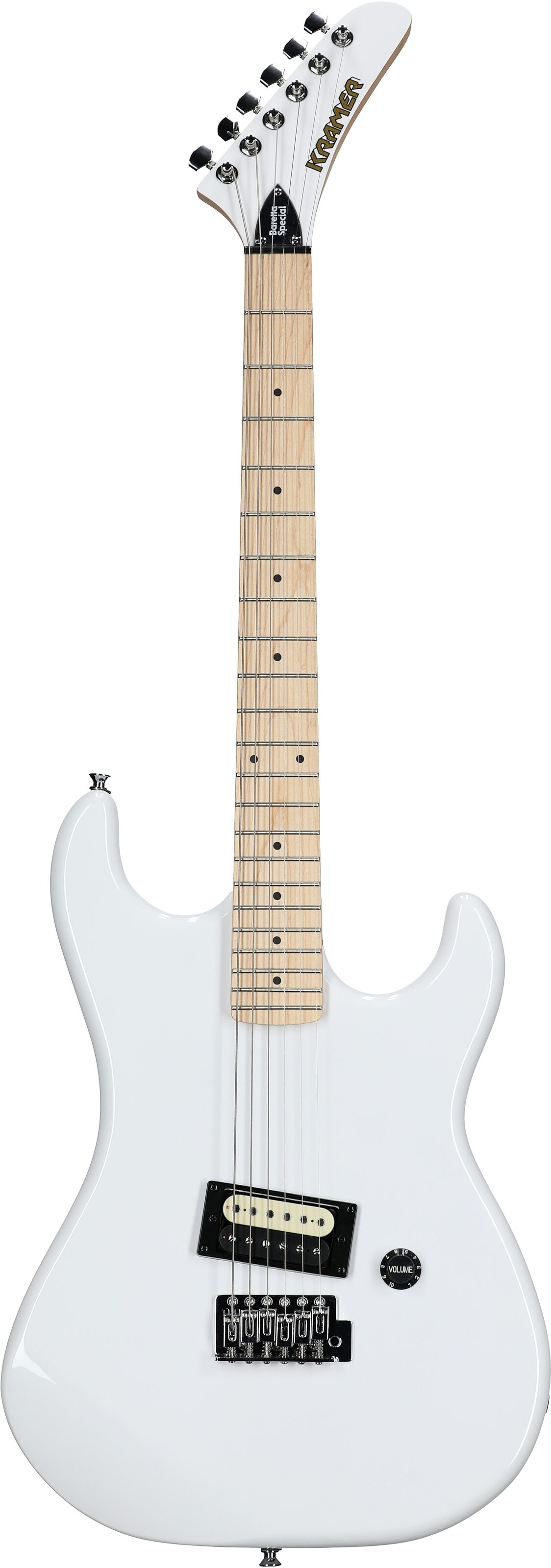 Kramer Baretta Special Electric Guitar, White, Full Straight Front
