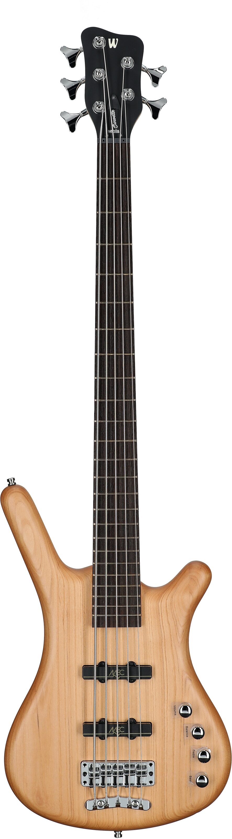 Warwick RockBass Corvette Basic 5 Active Electric Bass, 5-String, Natural, Full Straight Front