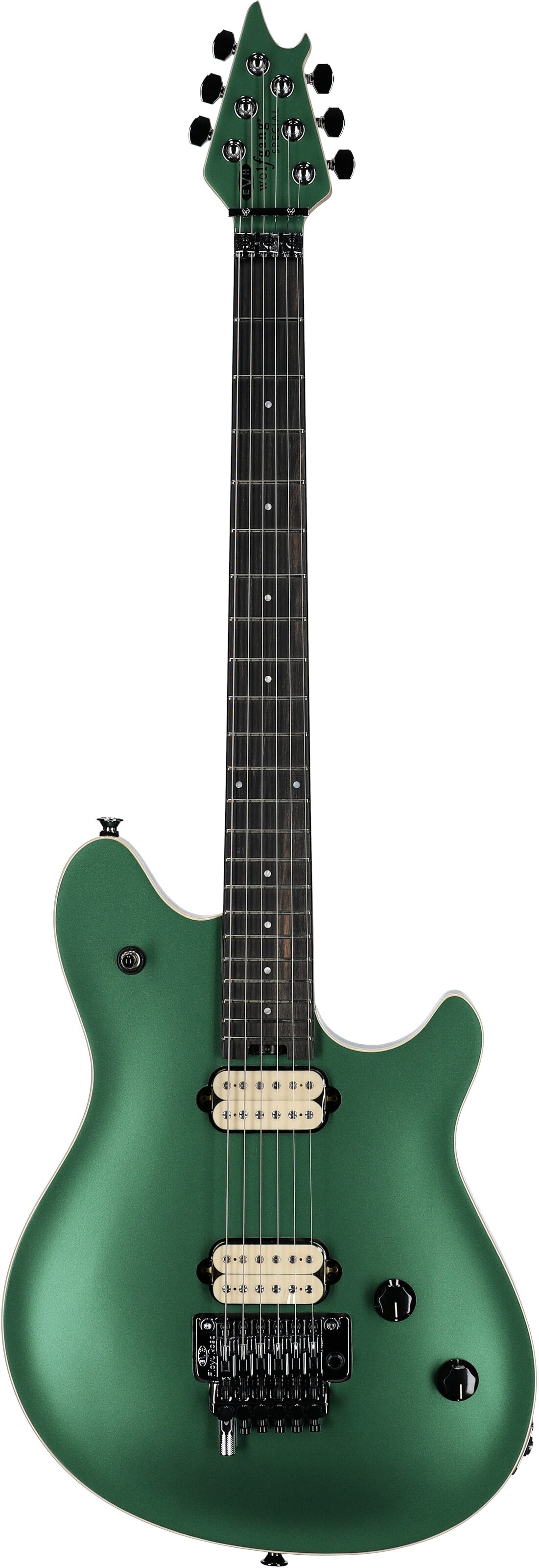 EVH Eddie Van Halen Wolfgang Special Ebony Fingerboard Electric Guitar, Pelham Green, Full Straight Front