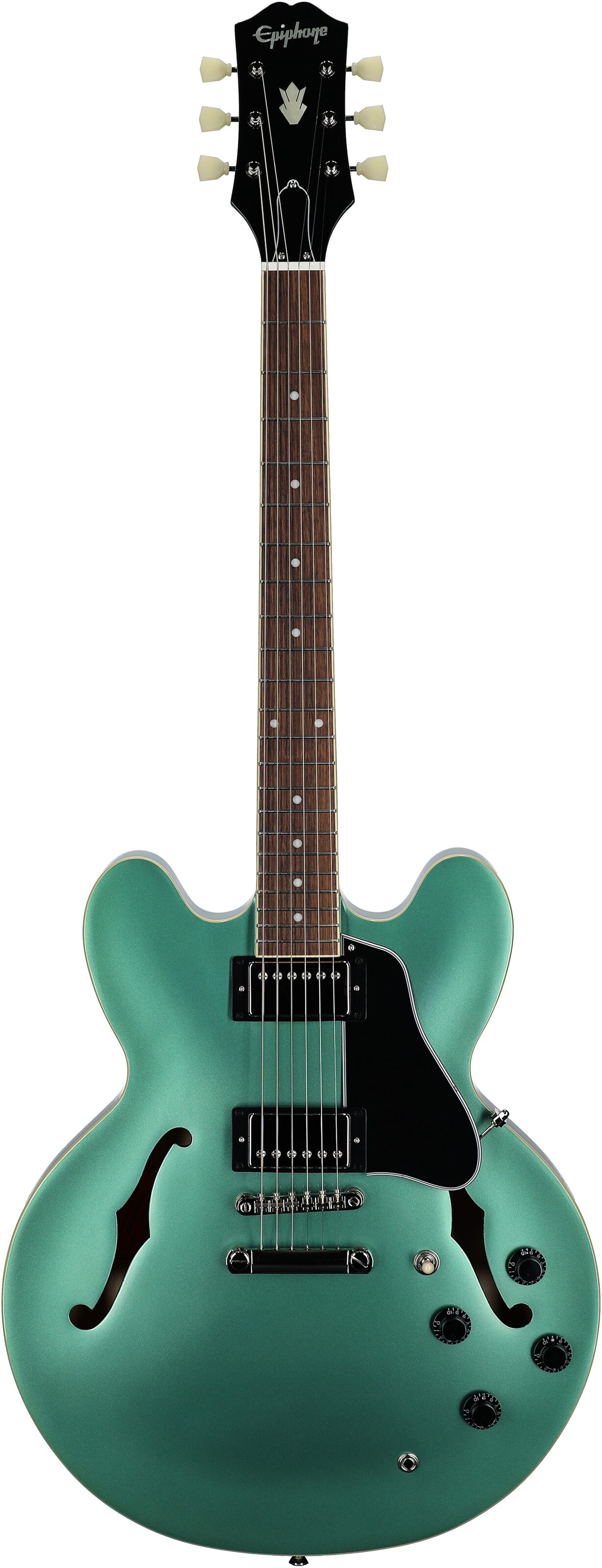 Epiphone ES-335 Traditional Pro Electric Guitar, Inverness Green, Full Straight Front