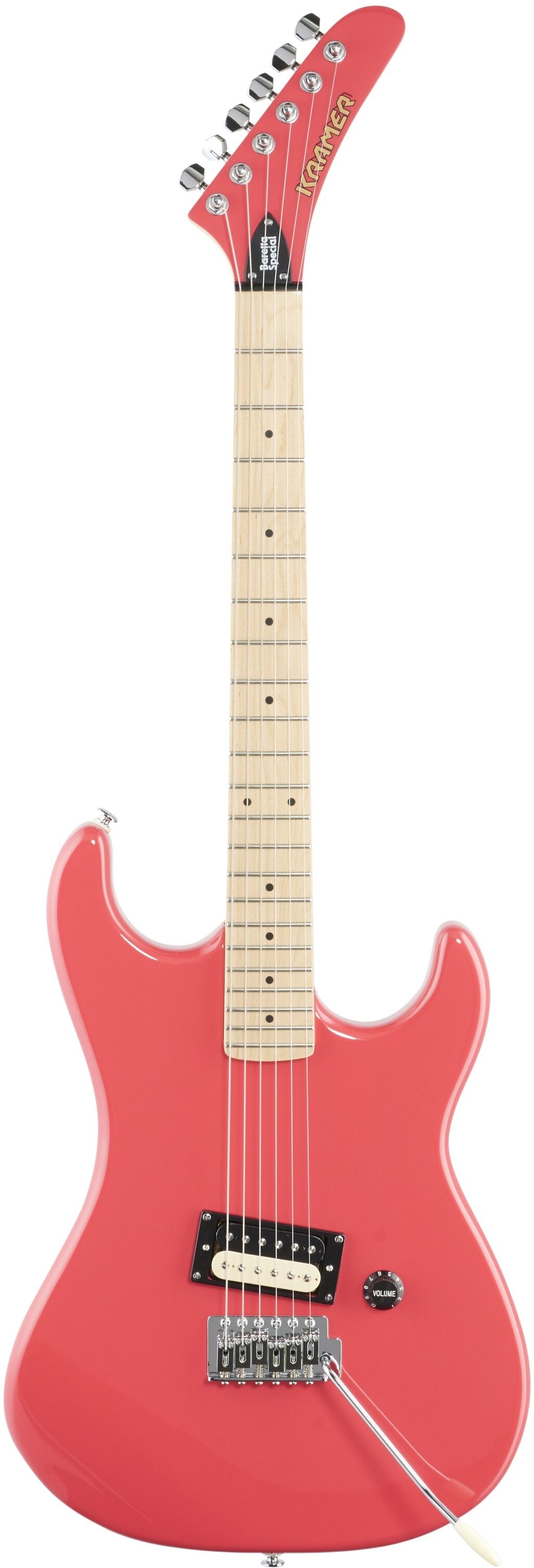 Kramer Baretta Special Electric Guitar, with Maple Fingerboard, Ruby Red, Full Straight Front