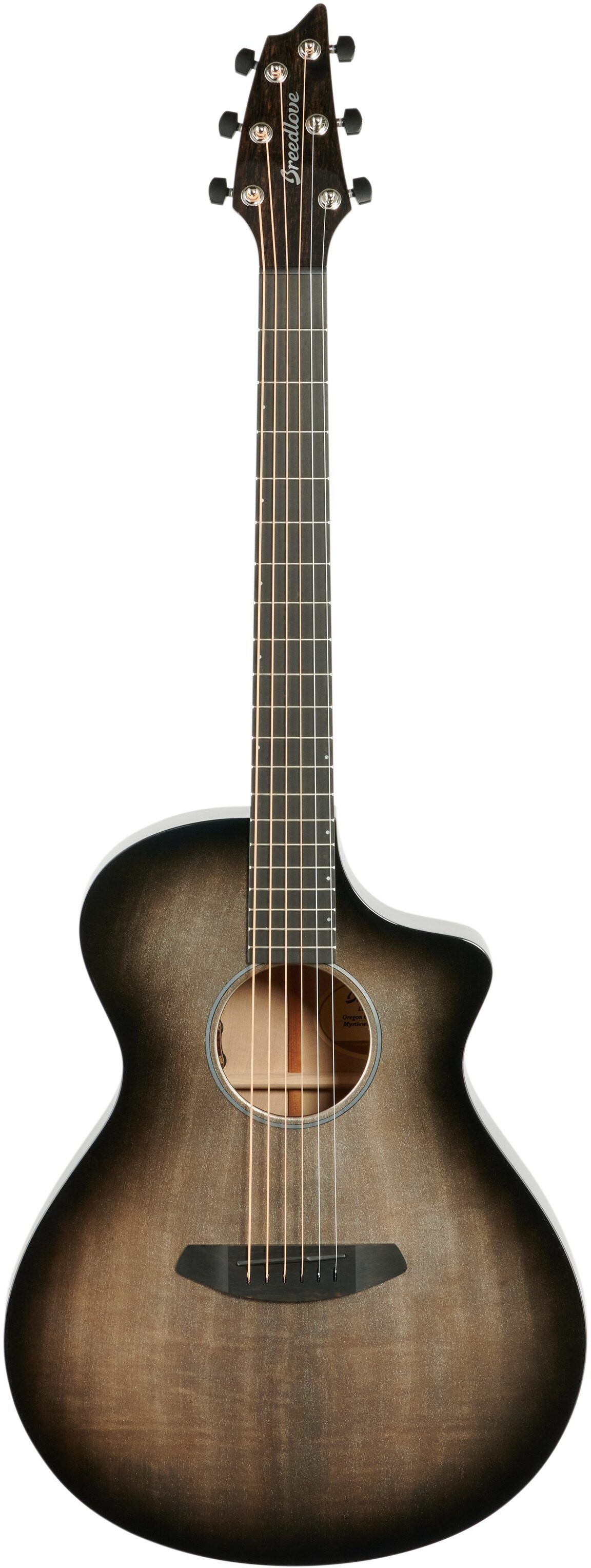 Breedlove Limited Edition Oregon Concert CE Galaxy Burst Acoustic-Electric Guitar (with Case), Full Straight Front