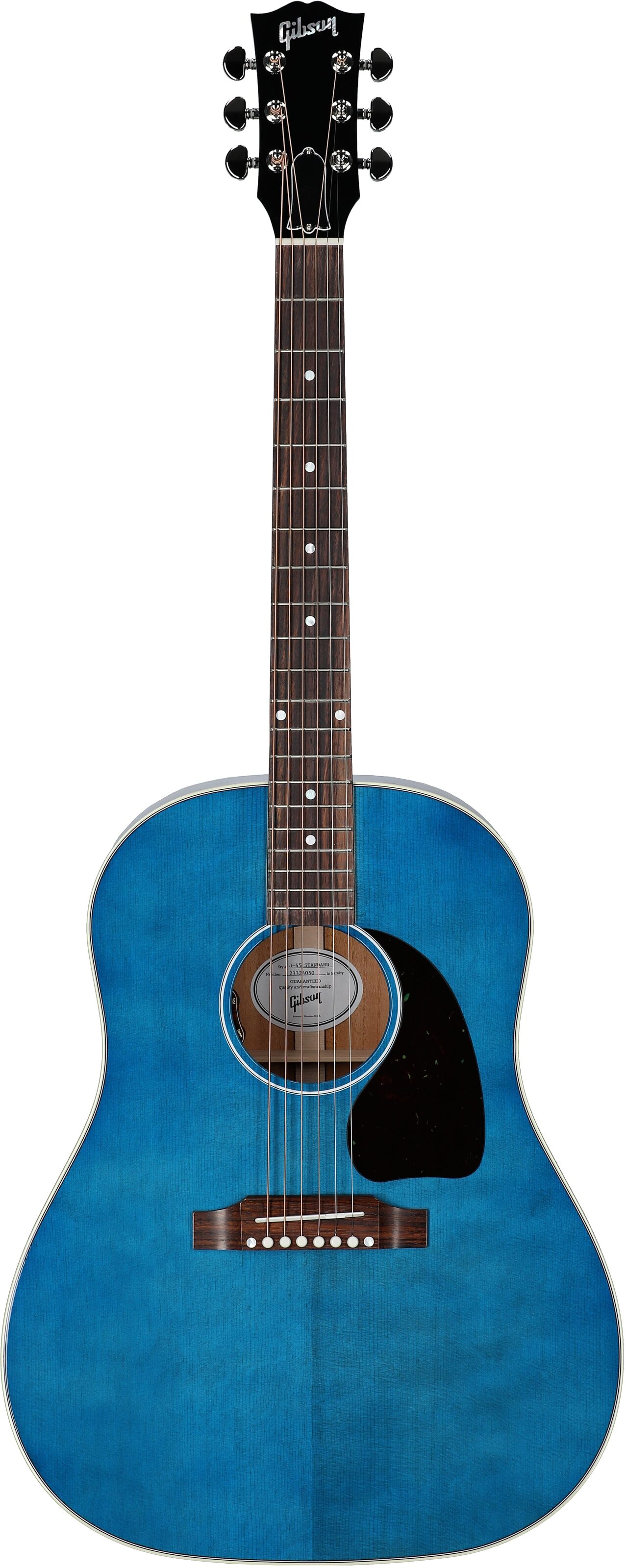 Gibson Limited Edition J-45 Standard Acoustic-Electric Guitar (with Case), Bluebonnet, Open Box (Very Good), Full Straight Front