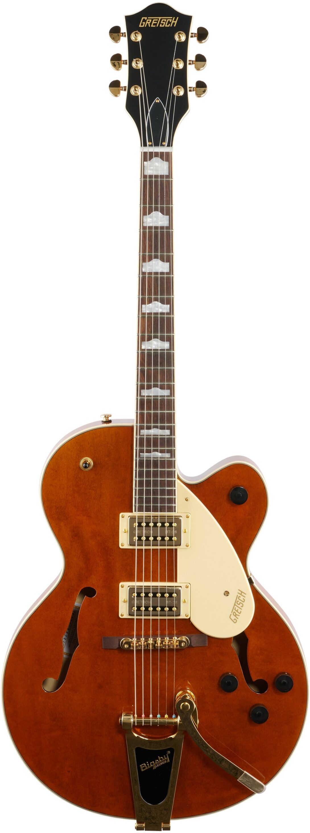 Gretsch G2410TG Streamliner Hollowbody Single-Cut Electric Guitar, Single Barrel, Full Straight Front