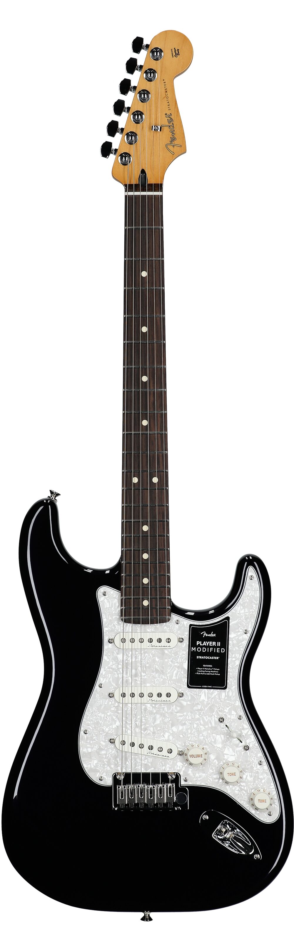 Fender Player II Modified Stratocaster Electric Guitar, Rosewood Fingerboard (with Gig Bag), Dusk, Full Straight Front