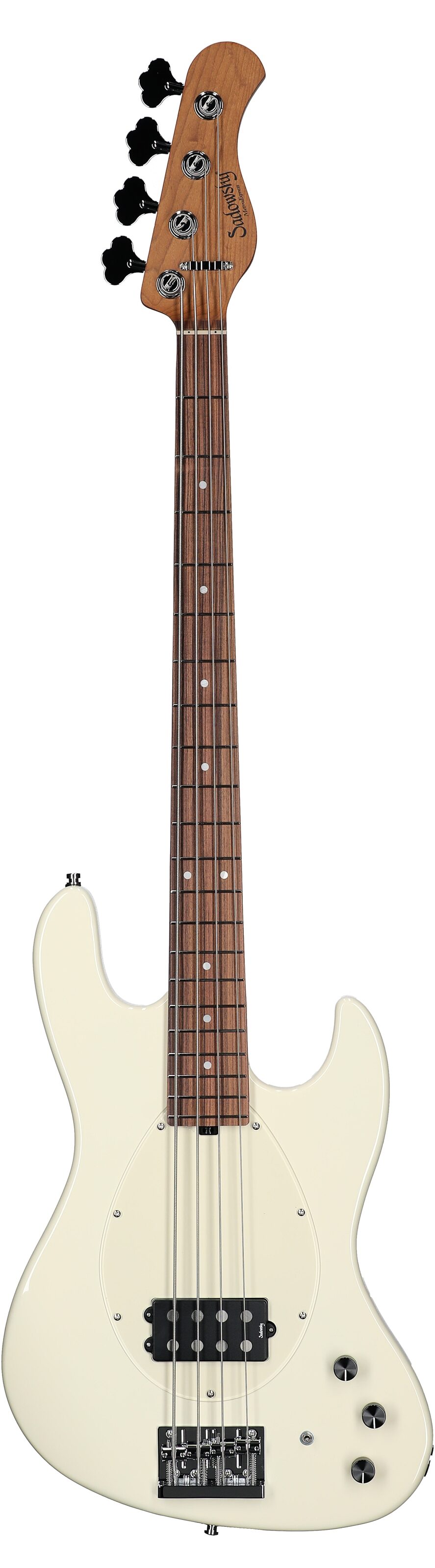 Sadowsky MetroExpress MV4 Electric Bass, Morado Fingerboard (with Gig Bag), Olympic White, Full Straight Front