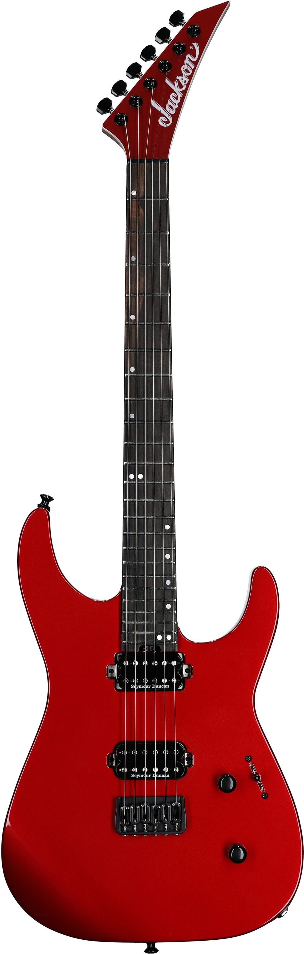 Jackson American Series Virtuoso HT Electric Guitar, (with Case), Red Crystal, Open Box (Very Good), Full Straight Front