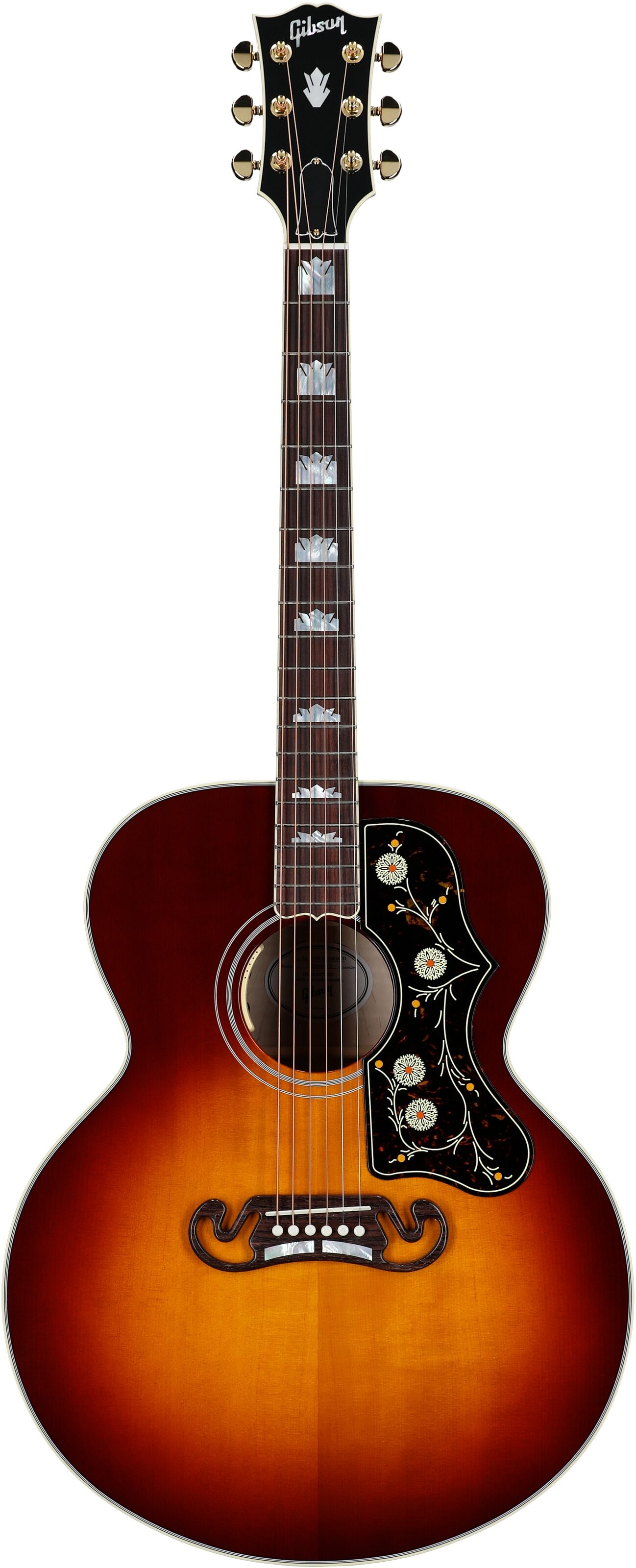 Gibson SJ-200 Standard Maple Jumbo Acoustic-Electric Guitar (with Case), Autumnburst, Full Straight Front