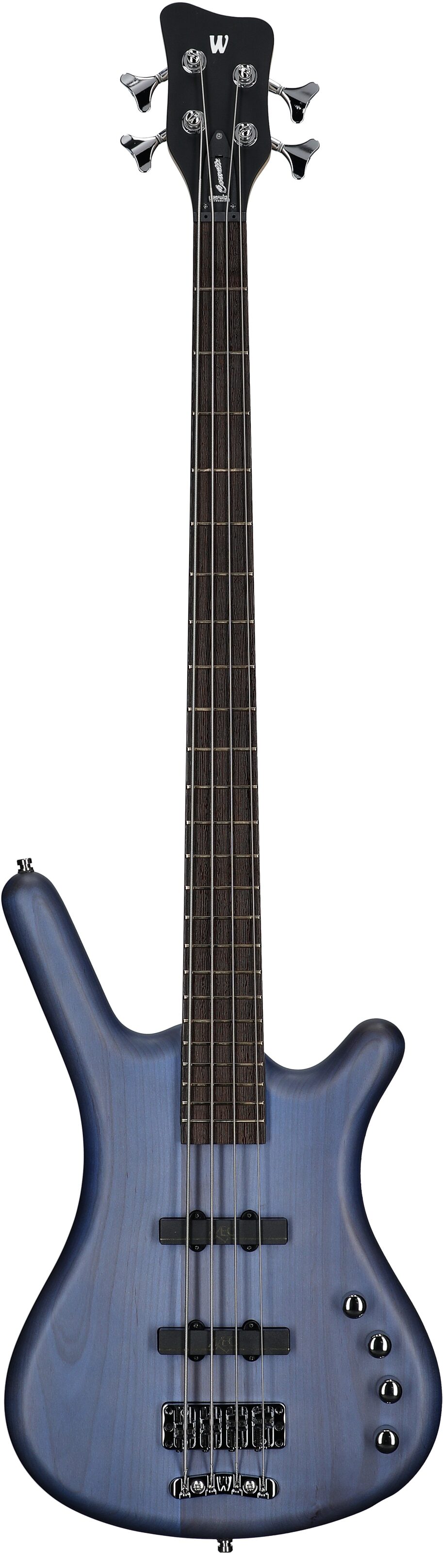 Warwick RockBass Corvette Basic 4 Active Electric Bass, Ocean Blue, Full Straight Front