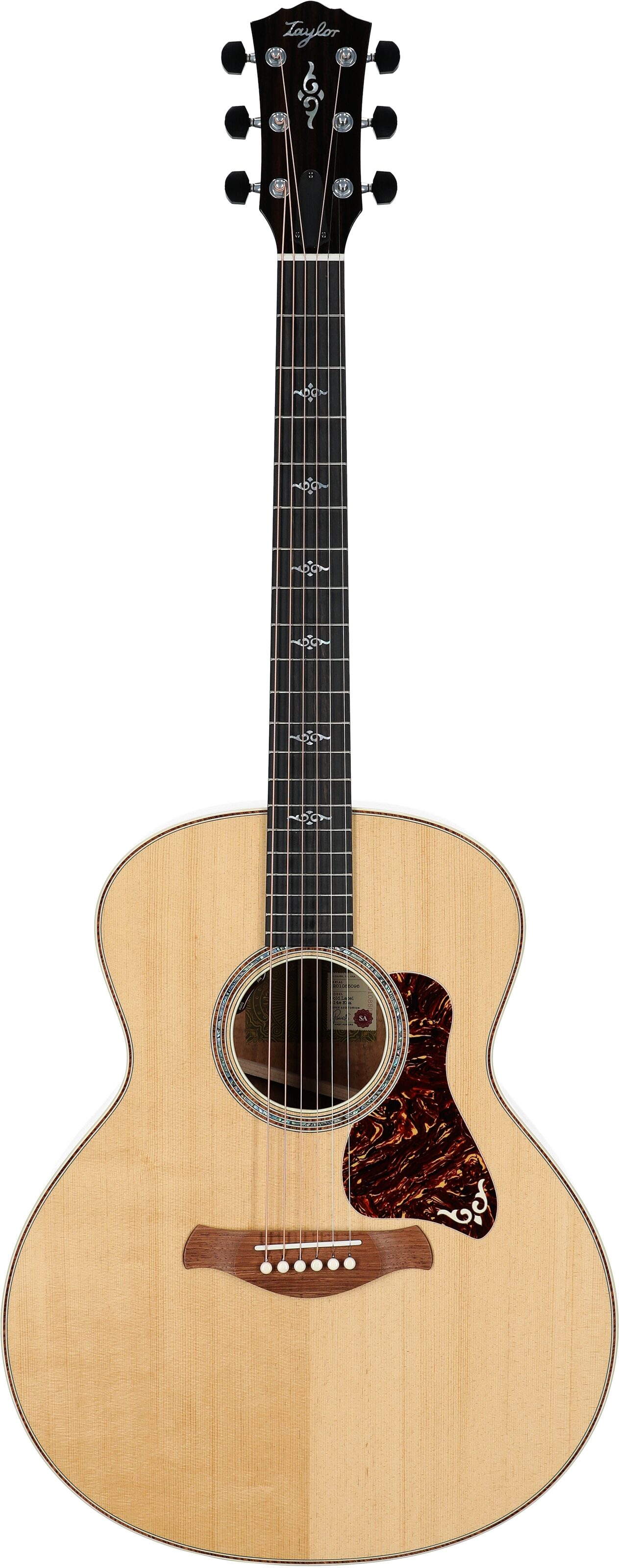 Taylor Gold Label 814e Koa Acoustic-Electric Guitar (with Case), Natural, Full Straight Front