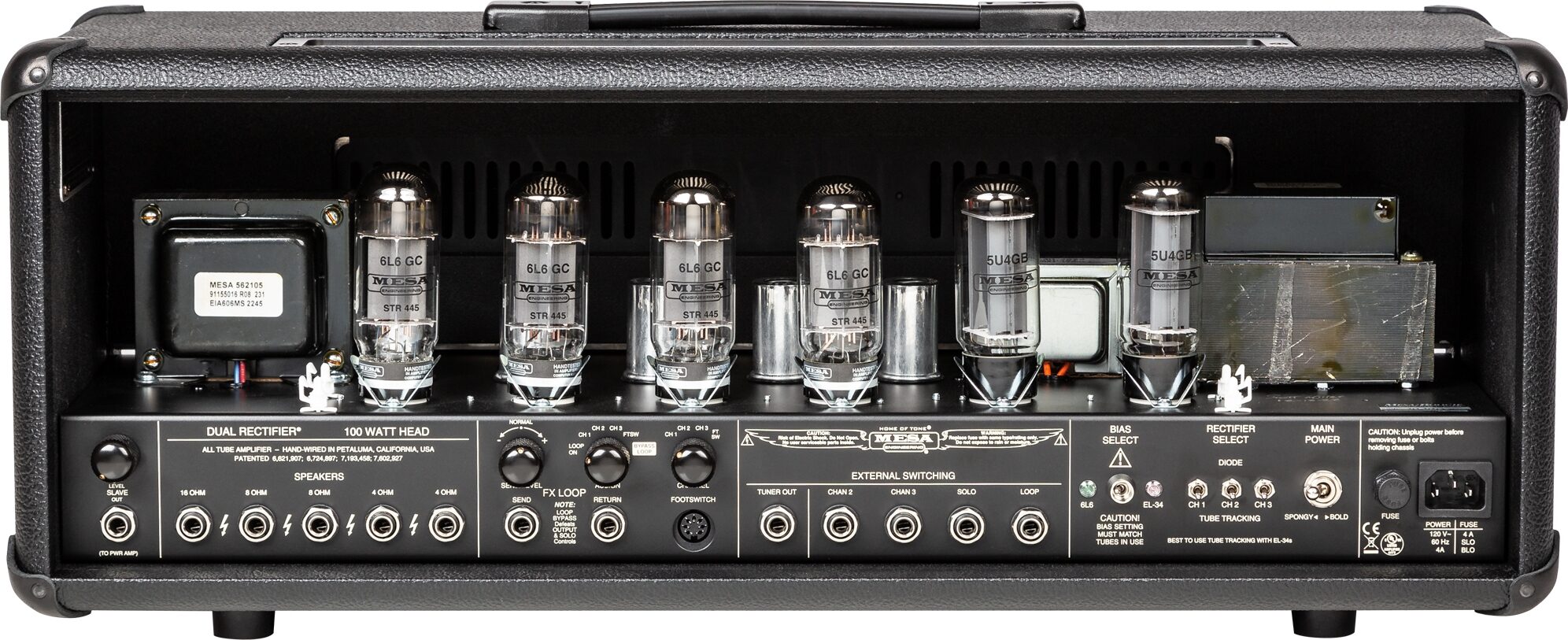 再入荷新品hf210304-018D9 MESABOOGIE DUAL RECTIFIRE SOLOHEAD BLACK FACE ギターアンプヘッド メンテナンス及び真空管交換済み ヘッド