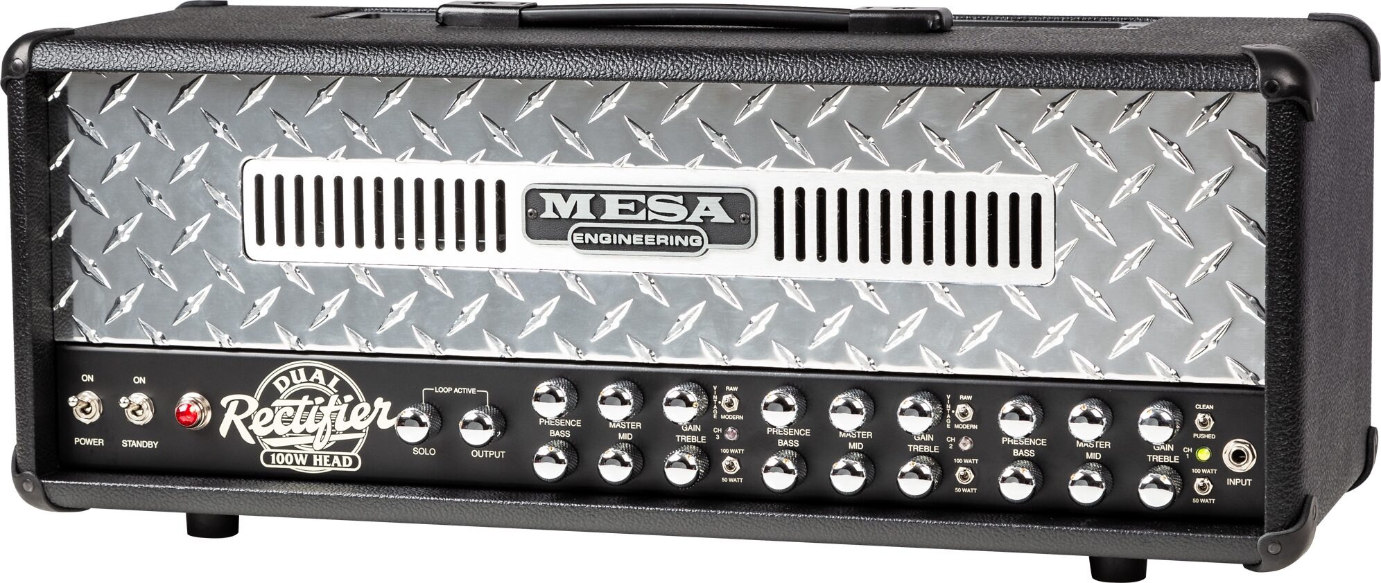 Mesa/Boogie Dual Rectifier Tube Guitar Amplifier Head (100 Watts)