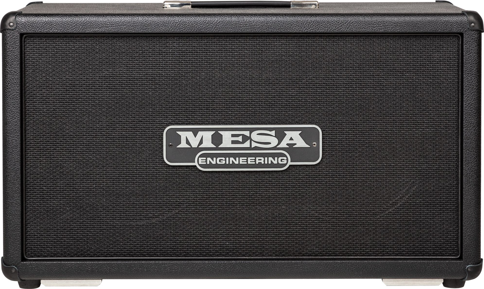 Mesa/Boogie 2x12 Horizontal Rectifier Guitar Speaker Cabinet (120 Watts), Black Bronco, New, view