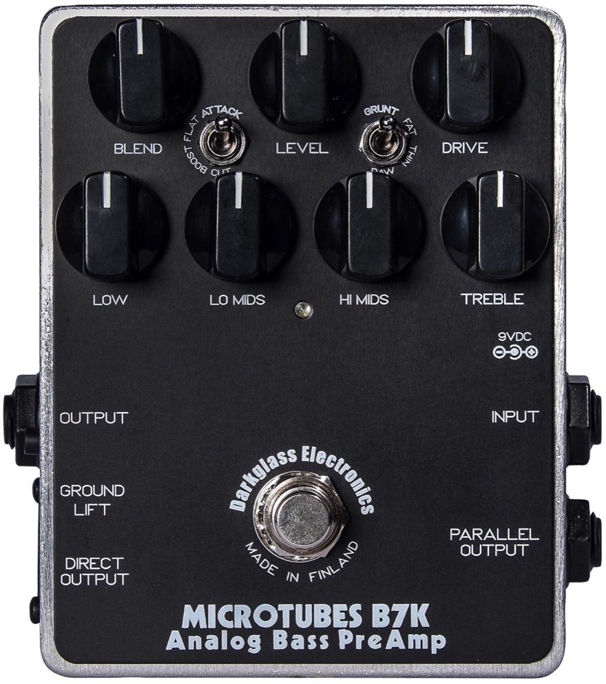 Darkglass B7K Microtubes Analog Bass Preamp Pedal | zZounds