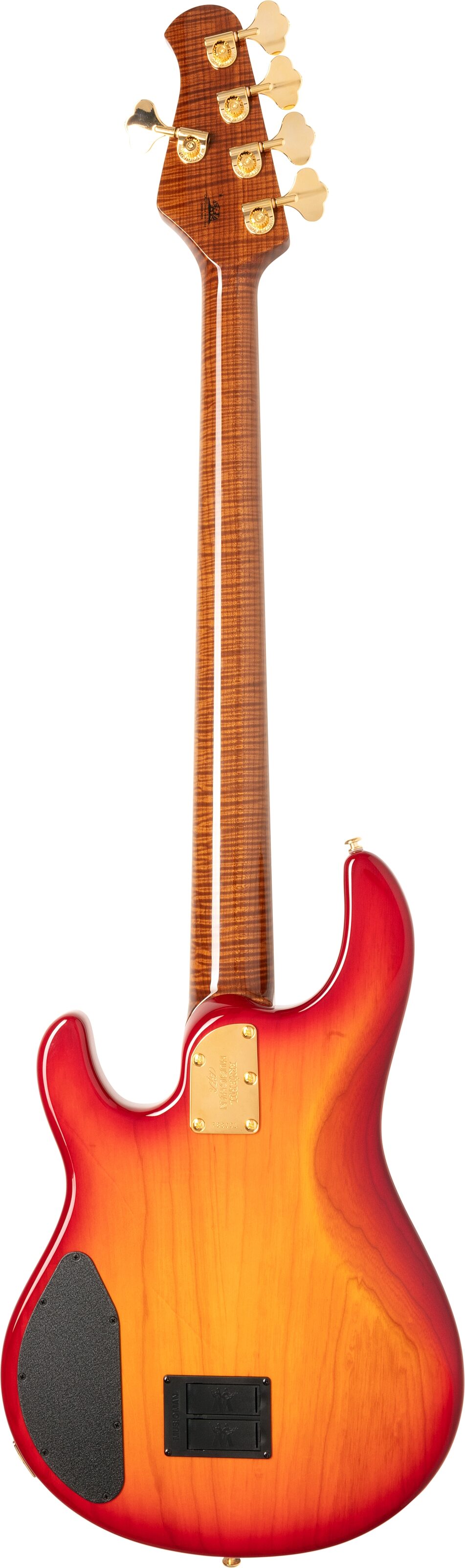 Ernie Ball Music Man BFR Fuego StingRay 5 Special Fretless Electric Bass Gutiar (with Case), Main Back