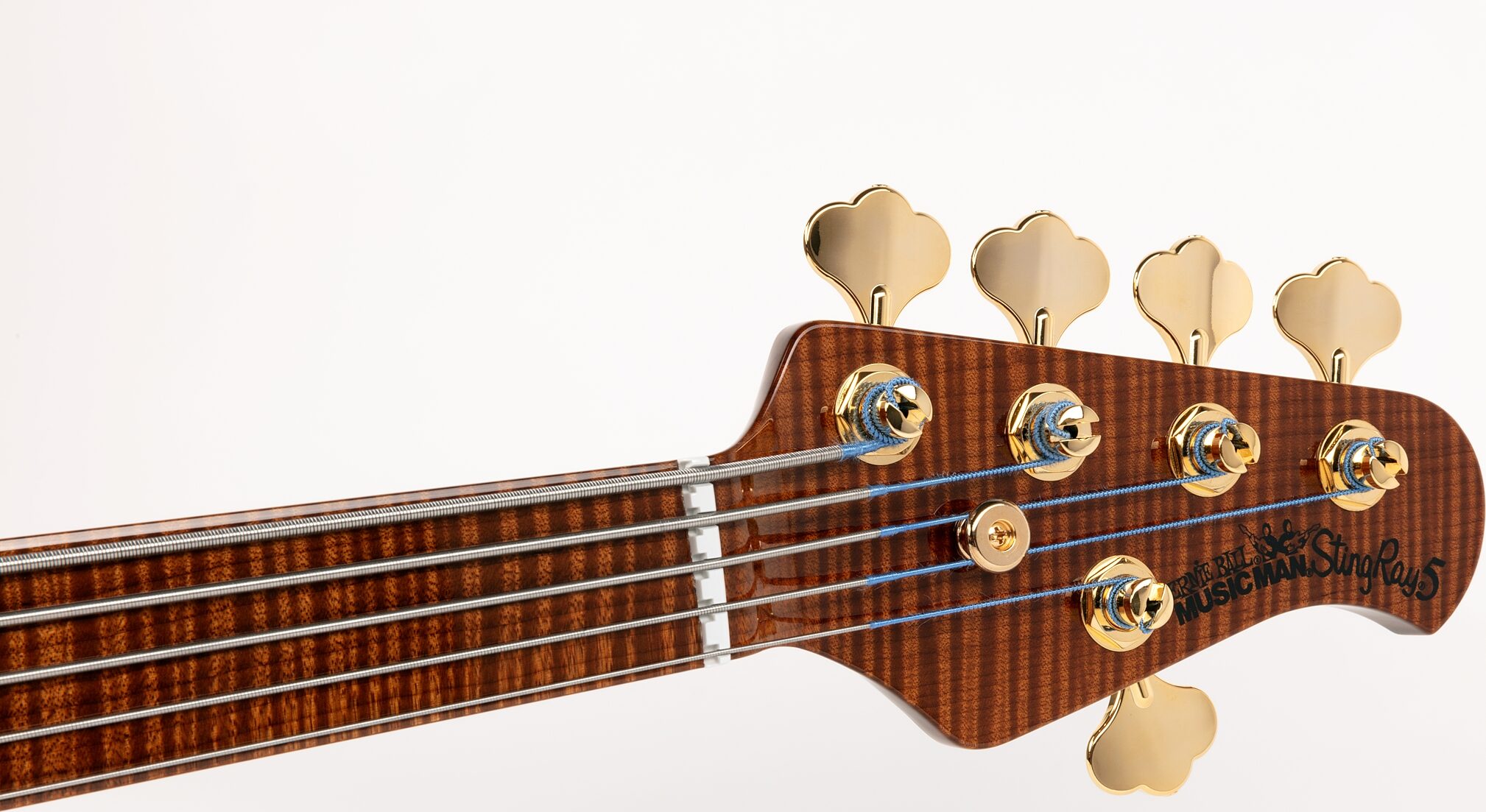 Ernie Ball Music Man BFR Fuego StingRay 5 Special Fretless Electric Bass Gutiar (with Case), Main Neck