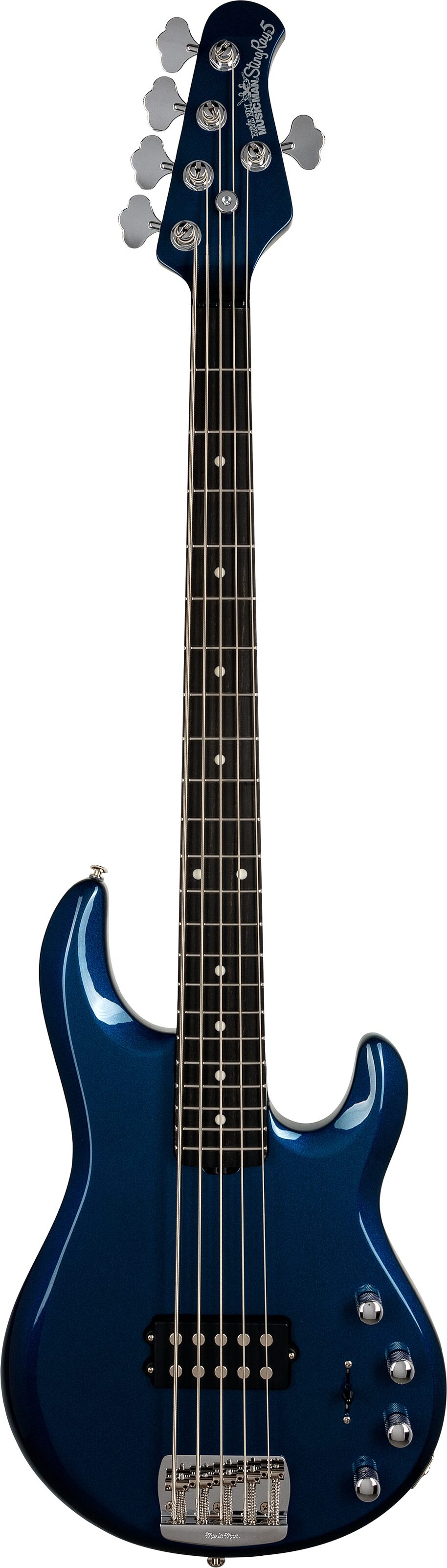 Ernie Ball Music Man StingRay Special 5 BFR Bass Guitar (with Case), Action Position Back