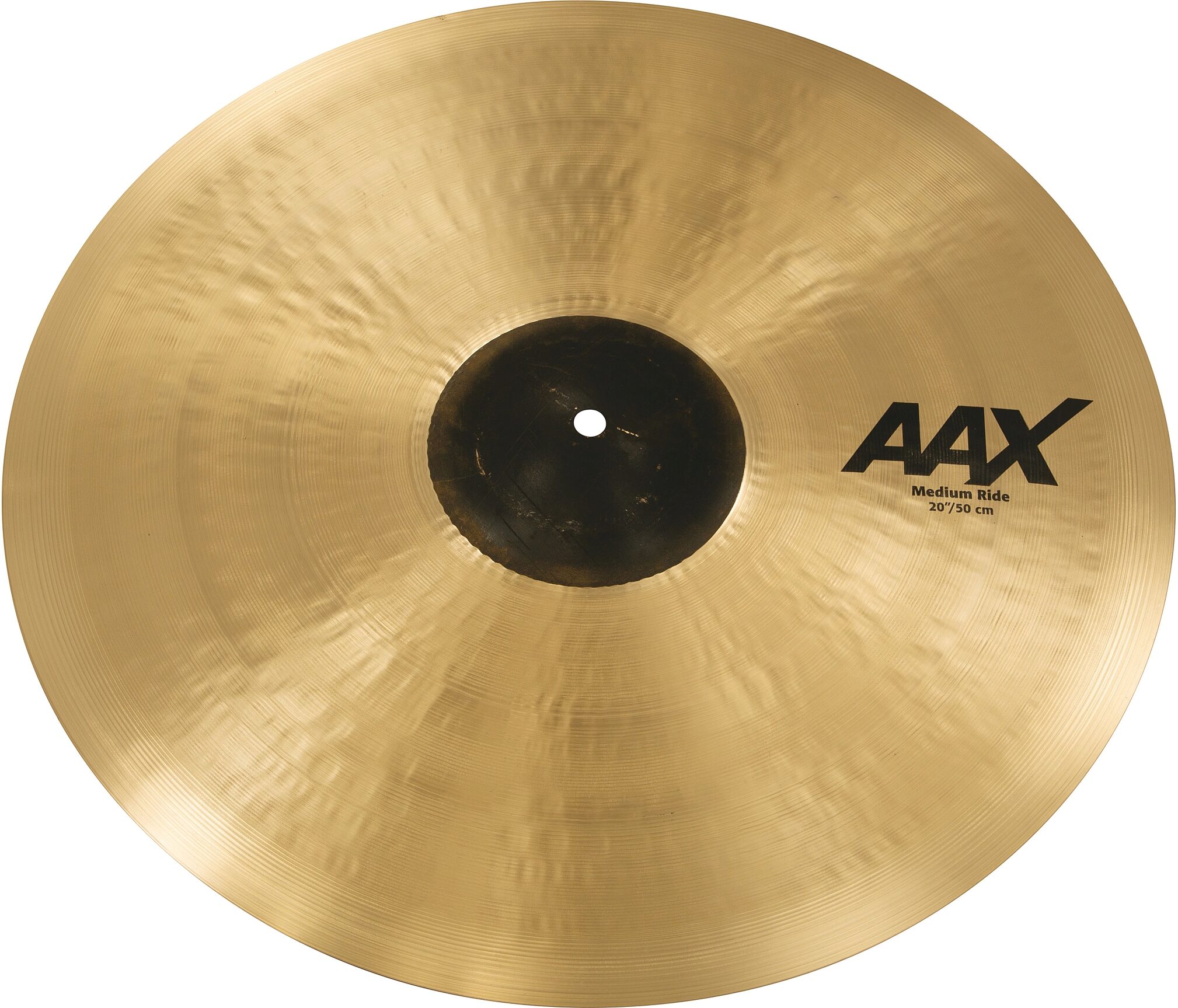 Sabian AAX Medium Ride Cymbal, Angled Front