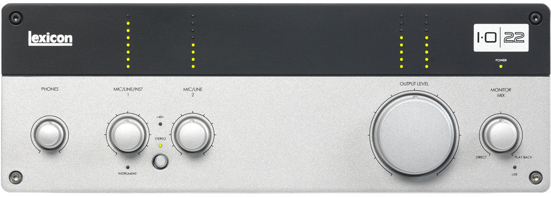Lexicon IO22 USB 2.0 Audio Recording Interface, Main