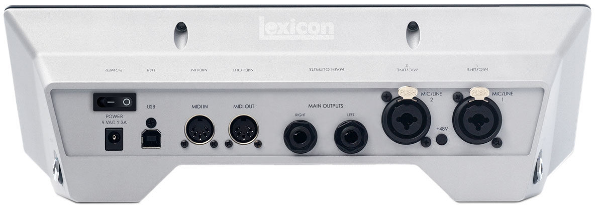 Lexicon IO22 USB 2.0 Audio Recording Interface, Back