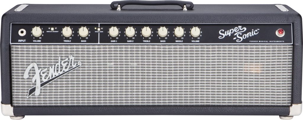 Fender Super-Sonic 60 Guitar Amplifier Head (60 Watts), Black